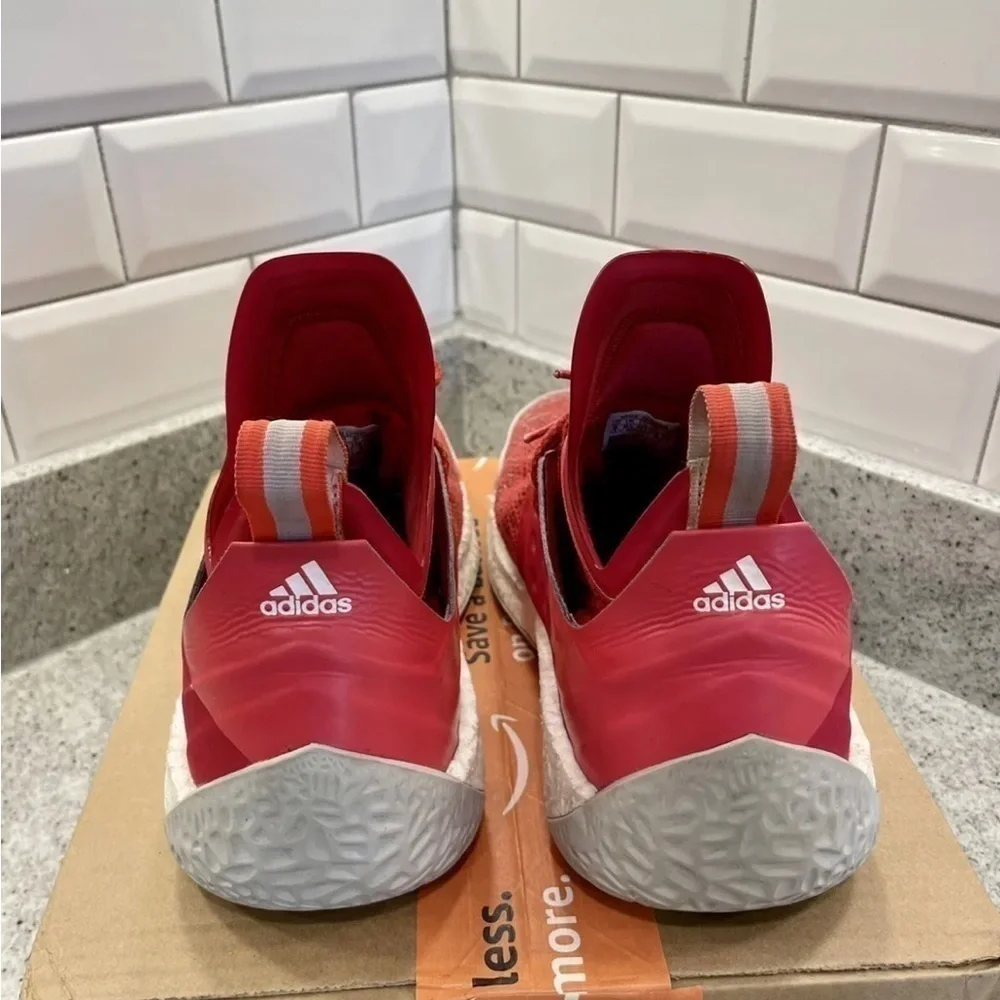 𝅺adidas Men’s Harden Volume 2 Bold Red Shoes‎ Size 9